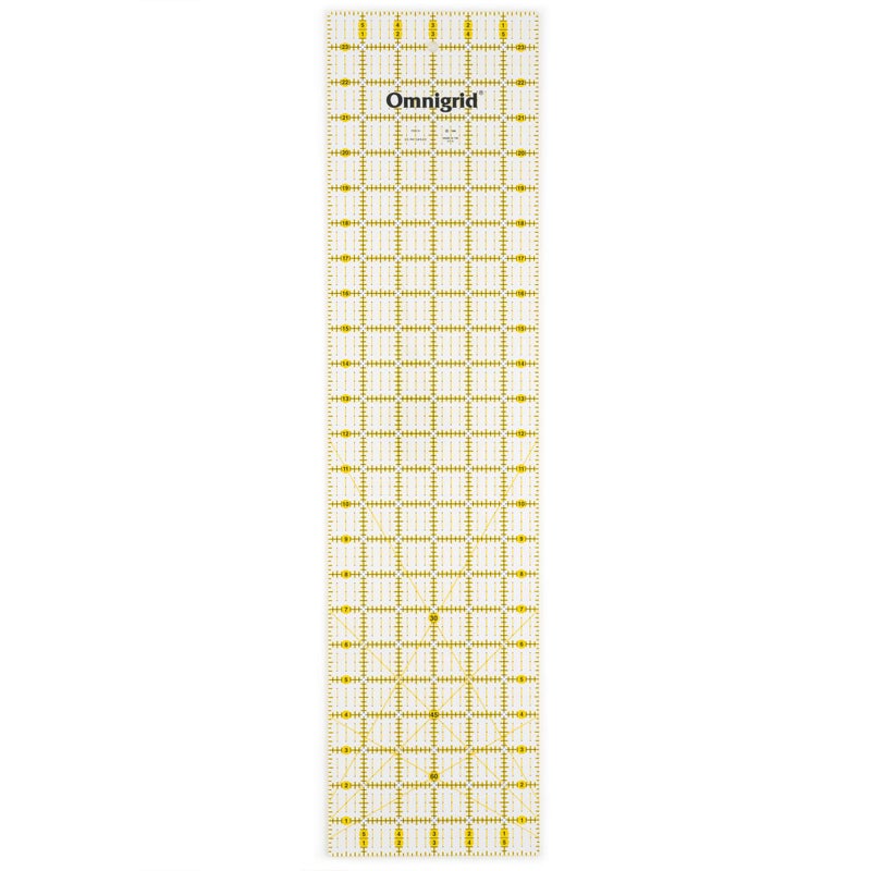 Omnigrid 6" x 24" Rectangle Quilting and Sewing Ruler - Image 1